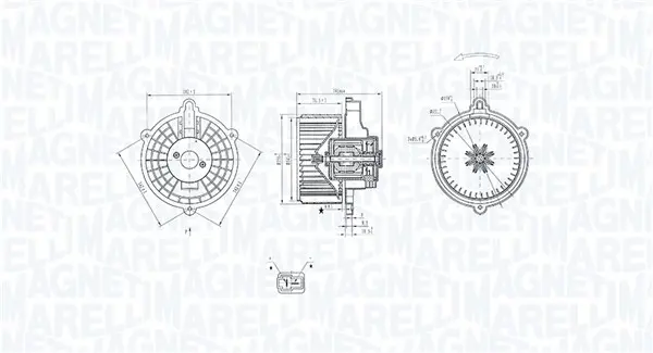Вентилатор вътрешно пространство MAGNETI MARELLI