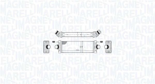 Интеркулер (охладител за въздуха на турбината) MAGNETI MARELLI