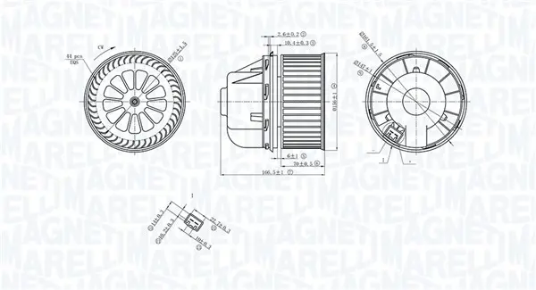 Вентилатор вътрешно пространство MAGNETI MARELLI