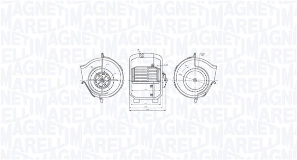 Вентилатор вътрешно пространство MAGNETI MARELLI