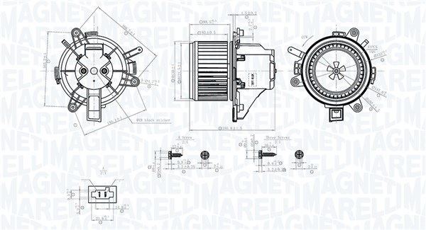 Вентилатор вътрешно пространство MAGNETI MARELLI
