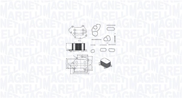 Маслен радиатор, двигателно масло MAGNETI MARELLI