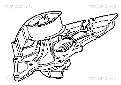 Водна помпа, охлаждане на двигателя TRISCAN