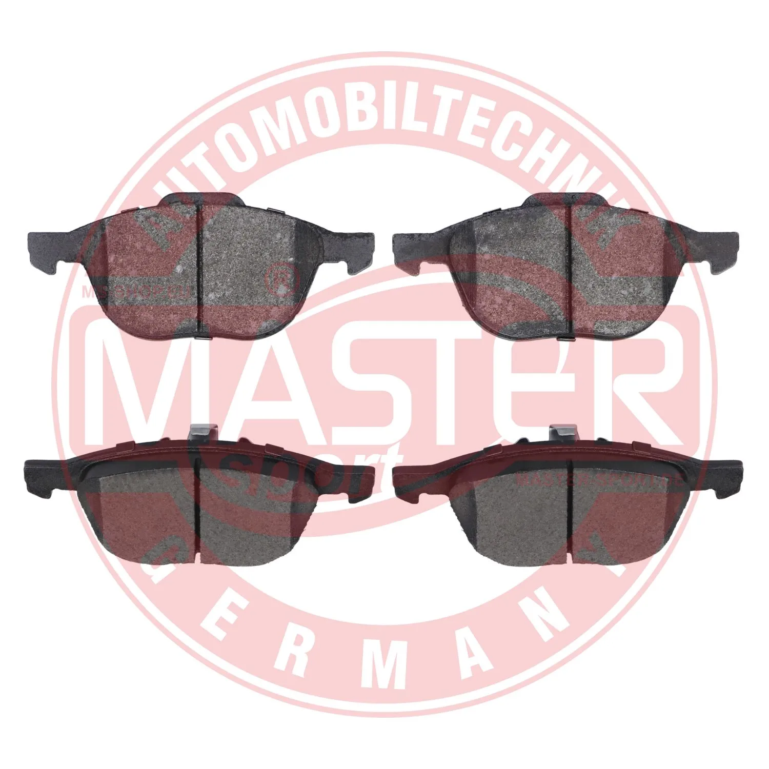 Комплект спирачно феродо, дискови спирачки MASTER-SPORT GERMANY