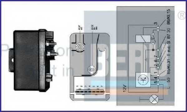 ➡️ Реле подгревни свещи BERU GR054 за Citroen SAXO (S0, S1) 1.5 D ➡️  AutoProfi.BG ®